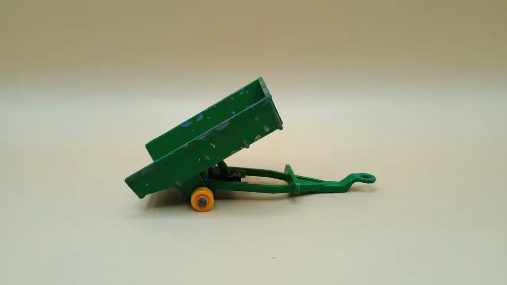 Vintage 1960s Matchbox John Deere Trailer with Gray Wheels No.51 England